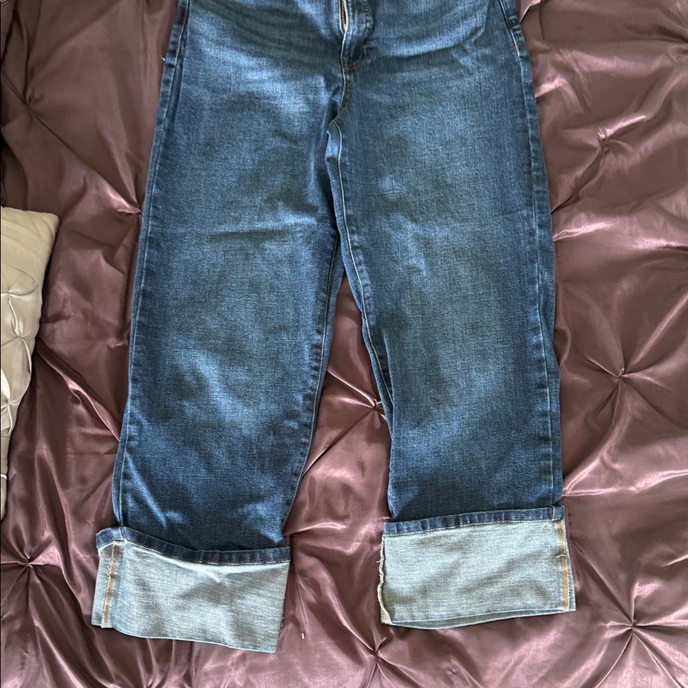 Banana Republic Straight Leg Jeans in Deep Blue